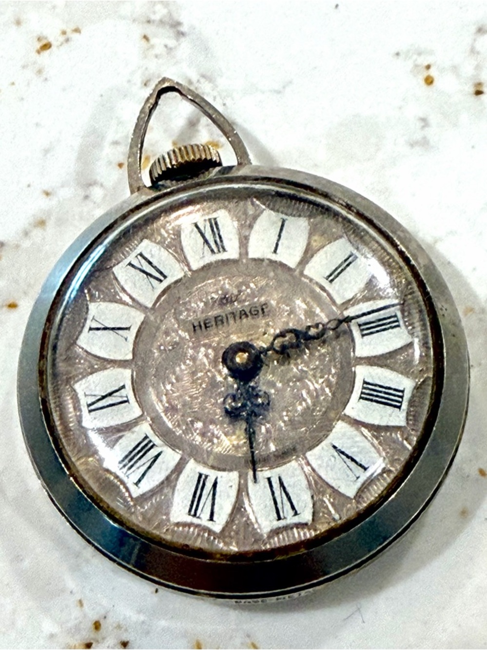 Heritage Vintage Swiss Made ornate Pendant watch